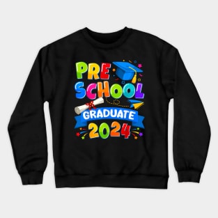 Preschool Graduation 2024 Pre-K Graduate Kids Boys Girls Crewneck Sweatshirt